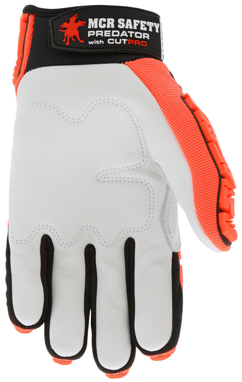 MCR Safety Predator® Mechanics Work Gloves Size M (PD2910)