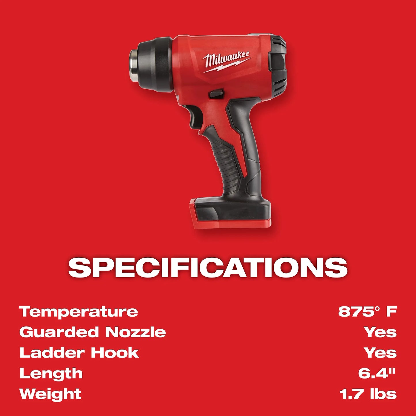 Milwaukee M18™ Compact Heat Gun (2688-20)