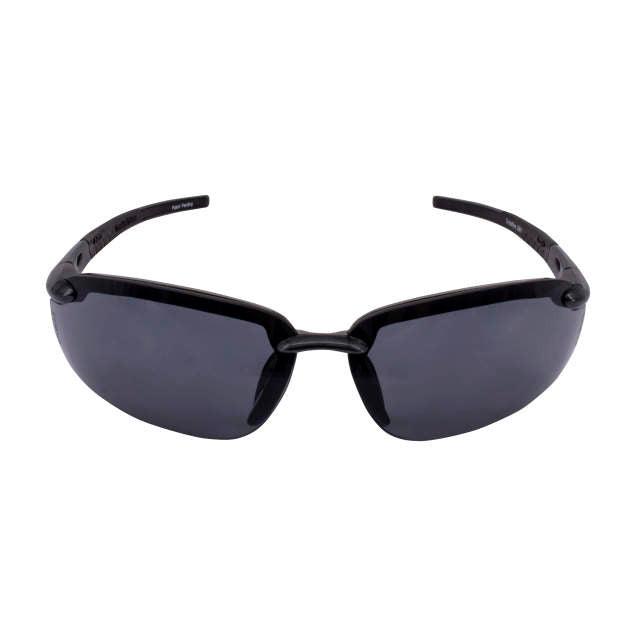 Radians Crossfire ES5 Premium Safety Eyewear Pearl Black Frames with Smoke Lens (2961)