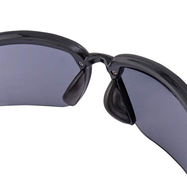 Radians Crossfire ES5 Premium Safety Eyewear Pearl Black Frames with Smoke Lens (2961)