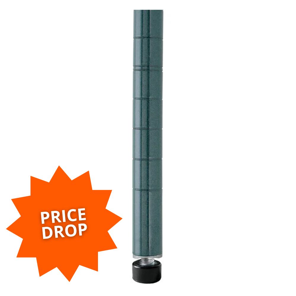 Green Wire Shelving Posts