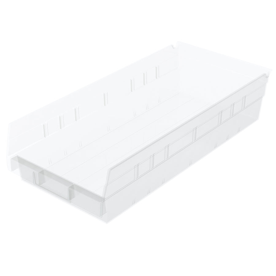 17-7/8"d x 8-3/8"w x 4"h Nesting Shelf Bins - 12 Pack