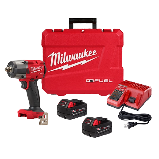 Milwaukee M18 FUEL™ 1/2 " Mid-Torque Impact Wrench w/ Pin Detent Kit (2962P-22R)
