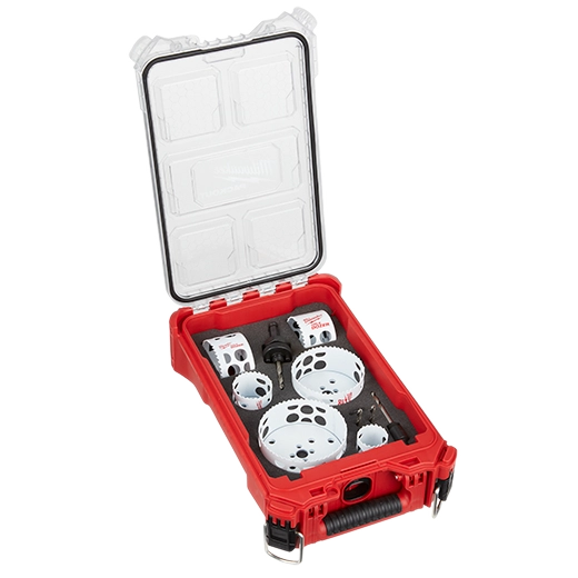 Milwaukee HOLE DOZER™ Bi-Metal Hole Saw Kit with PACKOUT™ Compact Organizer - 10PC (49-22-5606)