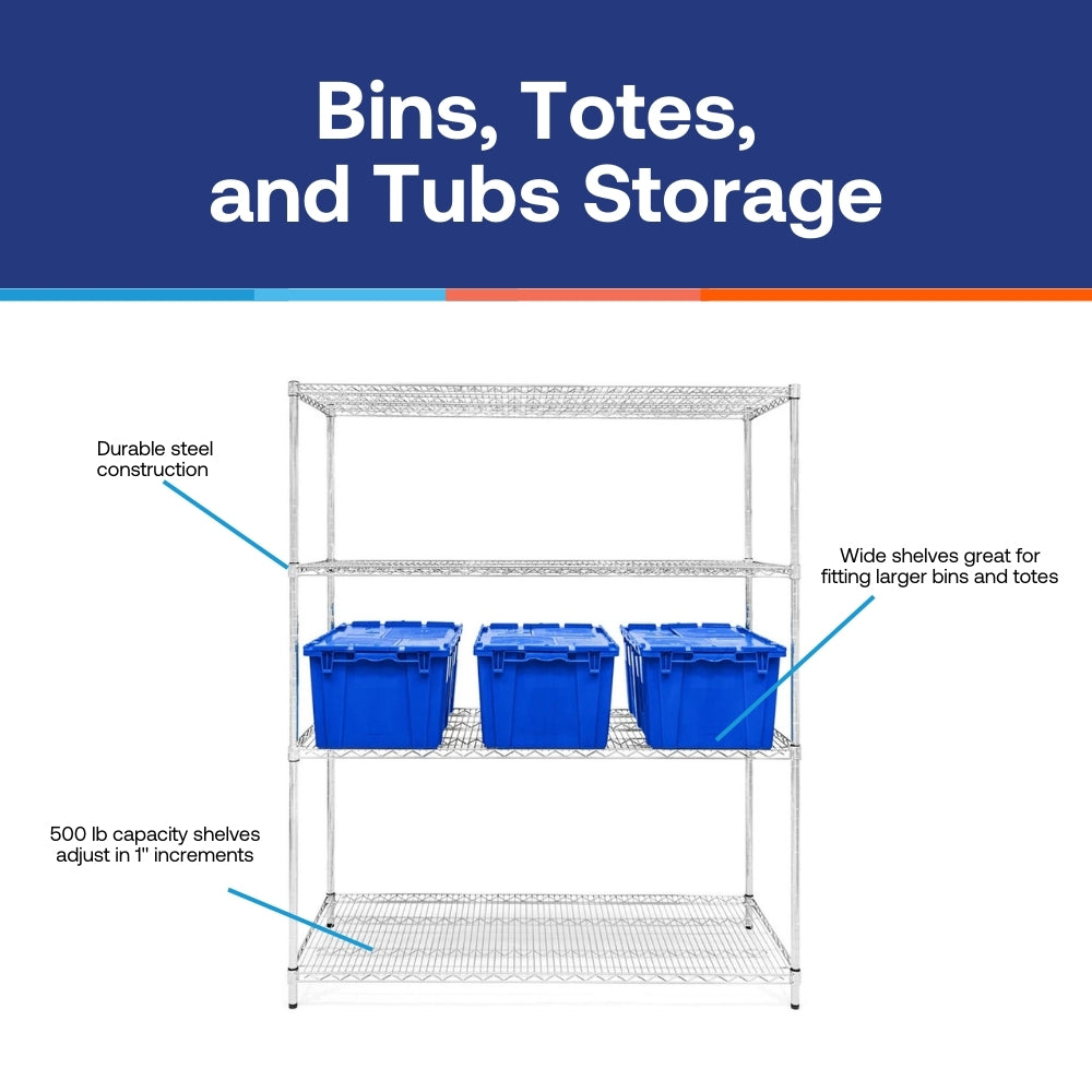 Bins, Totes, and Tubs Storage