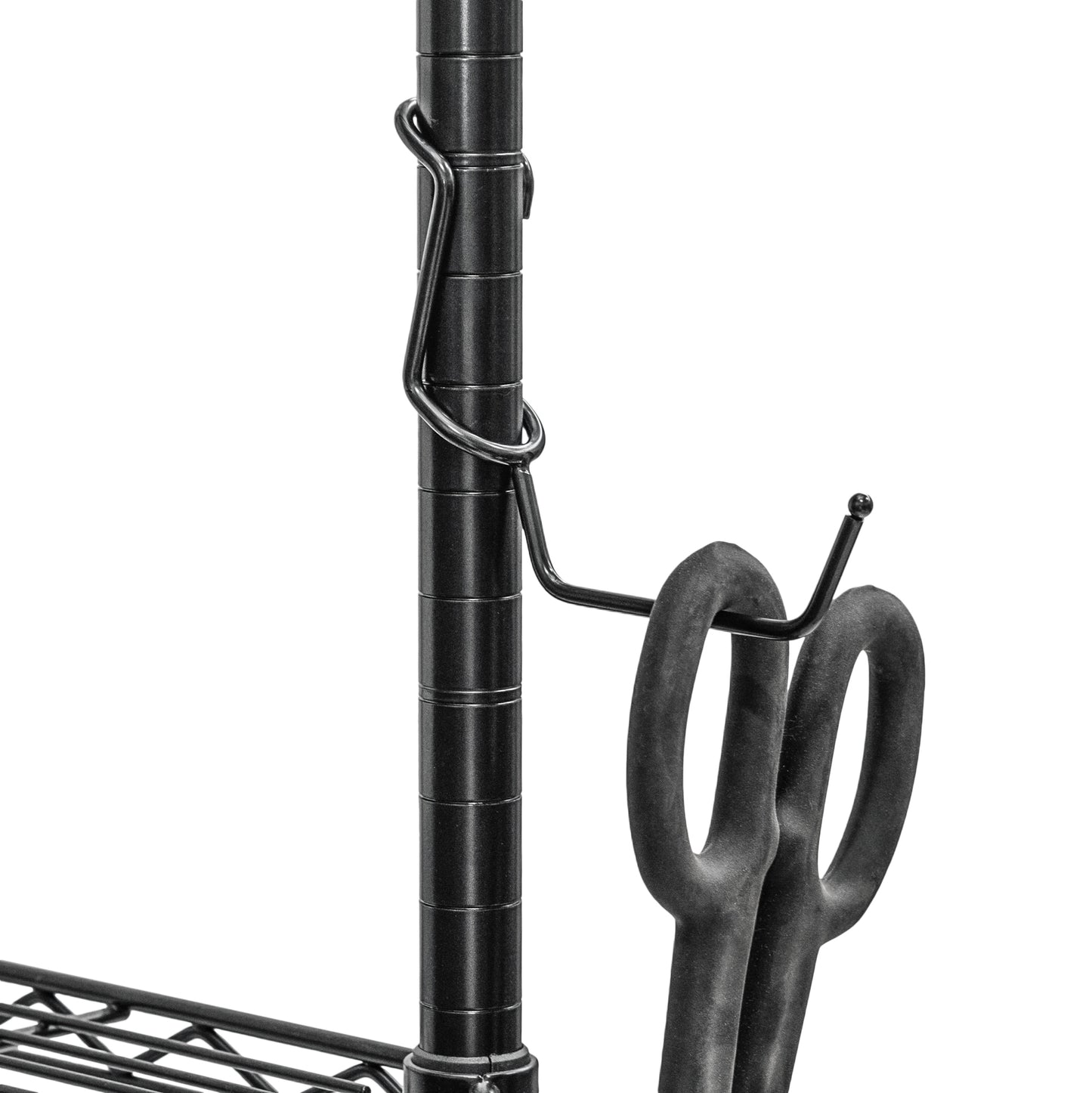 Black Utility Hanger Post Hooks - 5-Pack