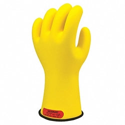 Salisbury Electrical Rubber Gloves Class 0 Low Voltage 11'' Yellow Black Inside Size 10 (E011BY)