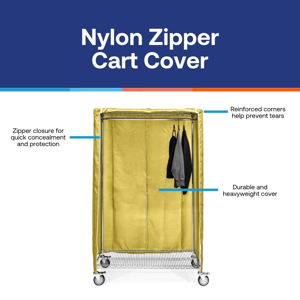 24"d 400 Denier Nylon Cart Covers - Forest Green