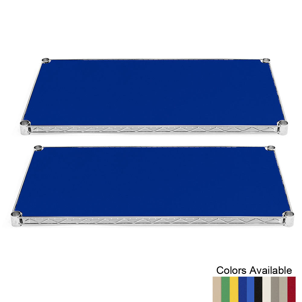14"d x 36"w Plastic Wire Shelf Liners for Side Panels - 2-Pack