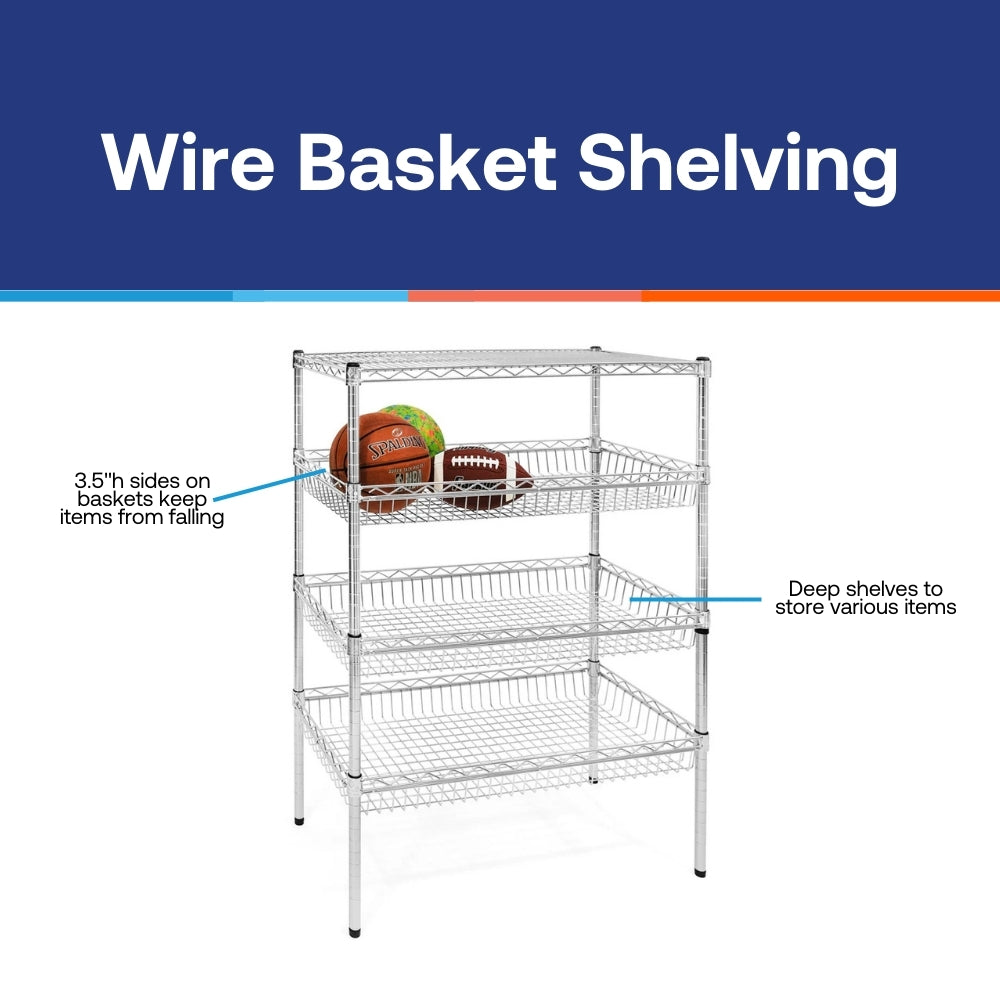 Wire Basket Shelving