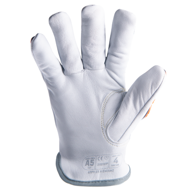 HexArmor Chrome SLT® 4060 Cut-Resistant Arc Flash Gloves Cut Level A5 Size L (4060)