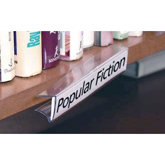 Label Holders for Metal & Wood Shelves