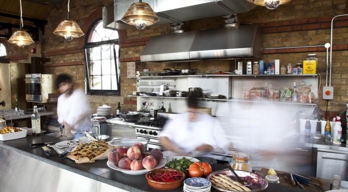 commercial kitchen