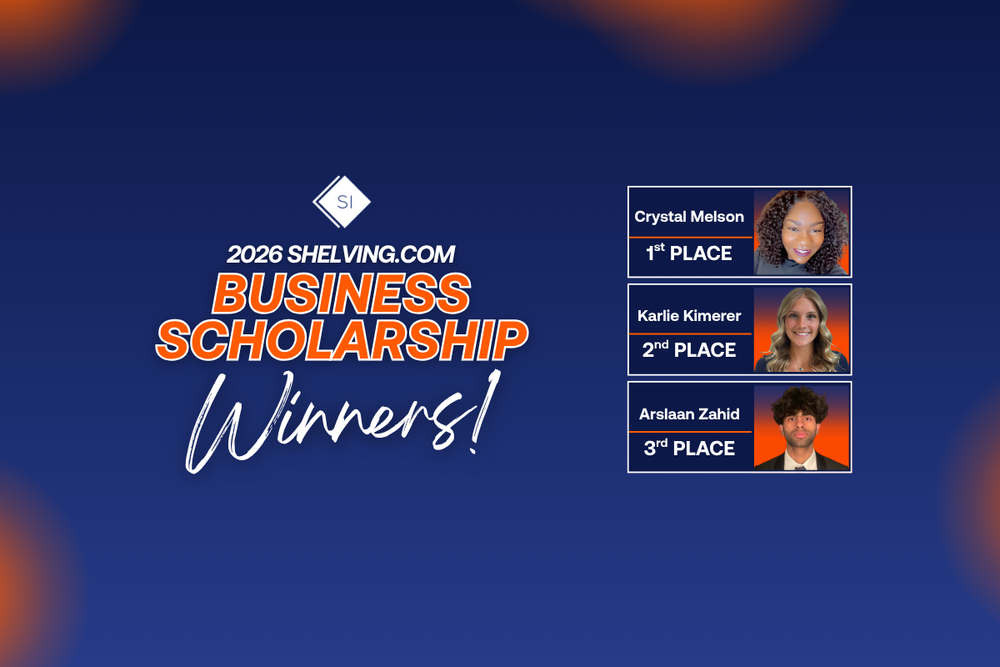Meet the 2026 Shelving.com Business Scholarship Winners