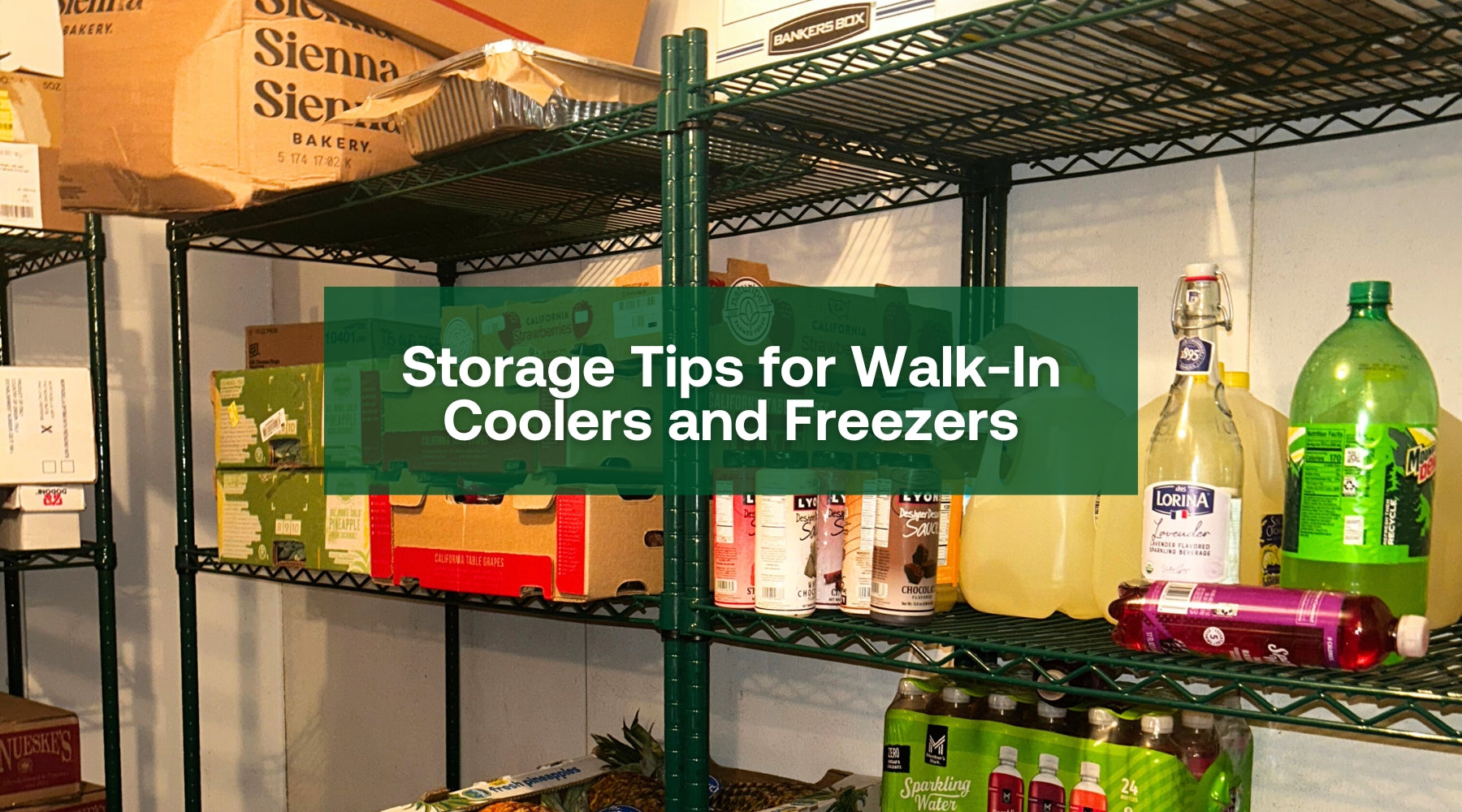 Storage Tips for Walk-In Coolers & Freezers