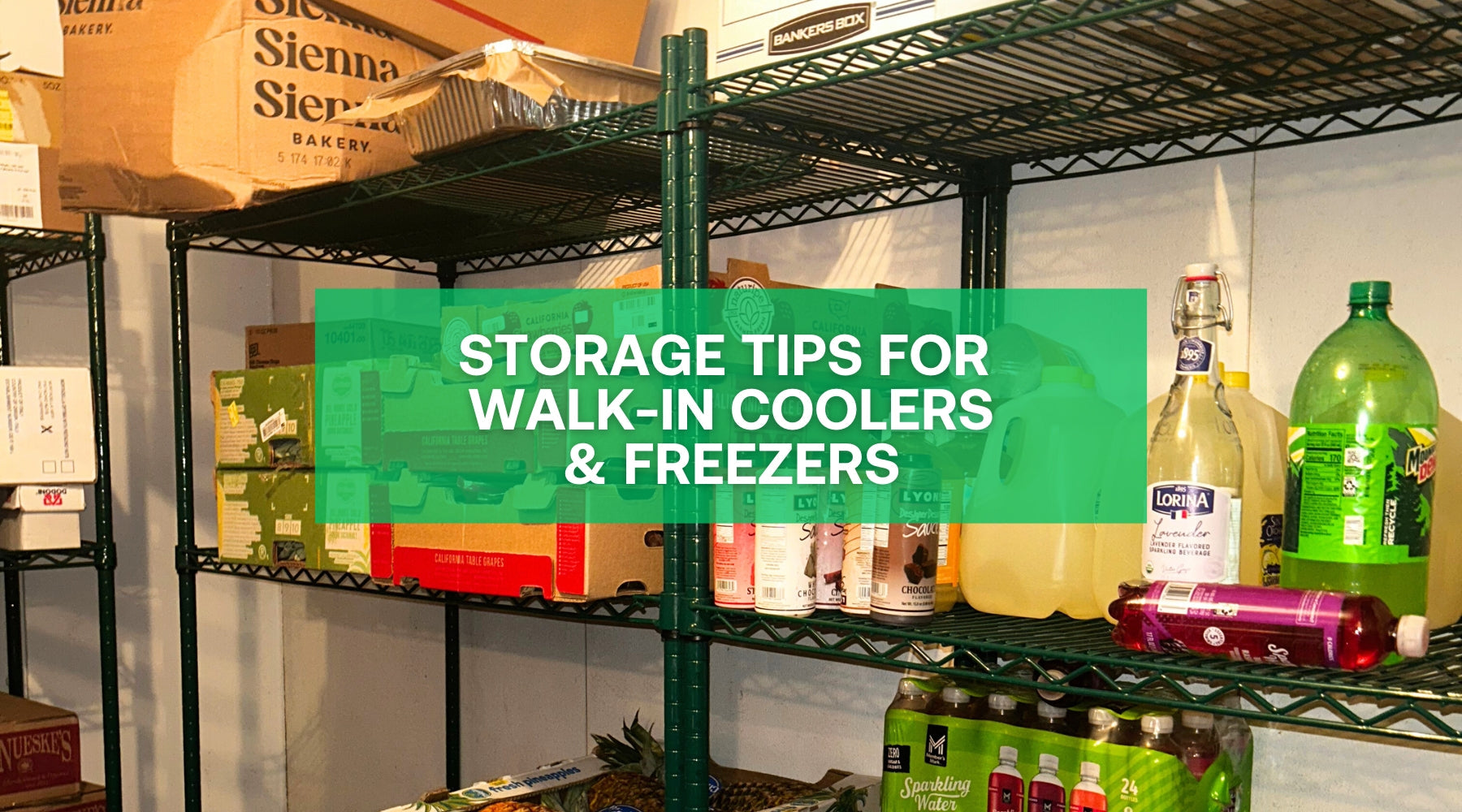 Storage Tips for Walk-In Coolers & Freezers
