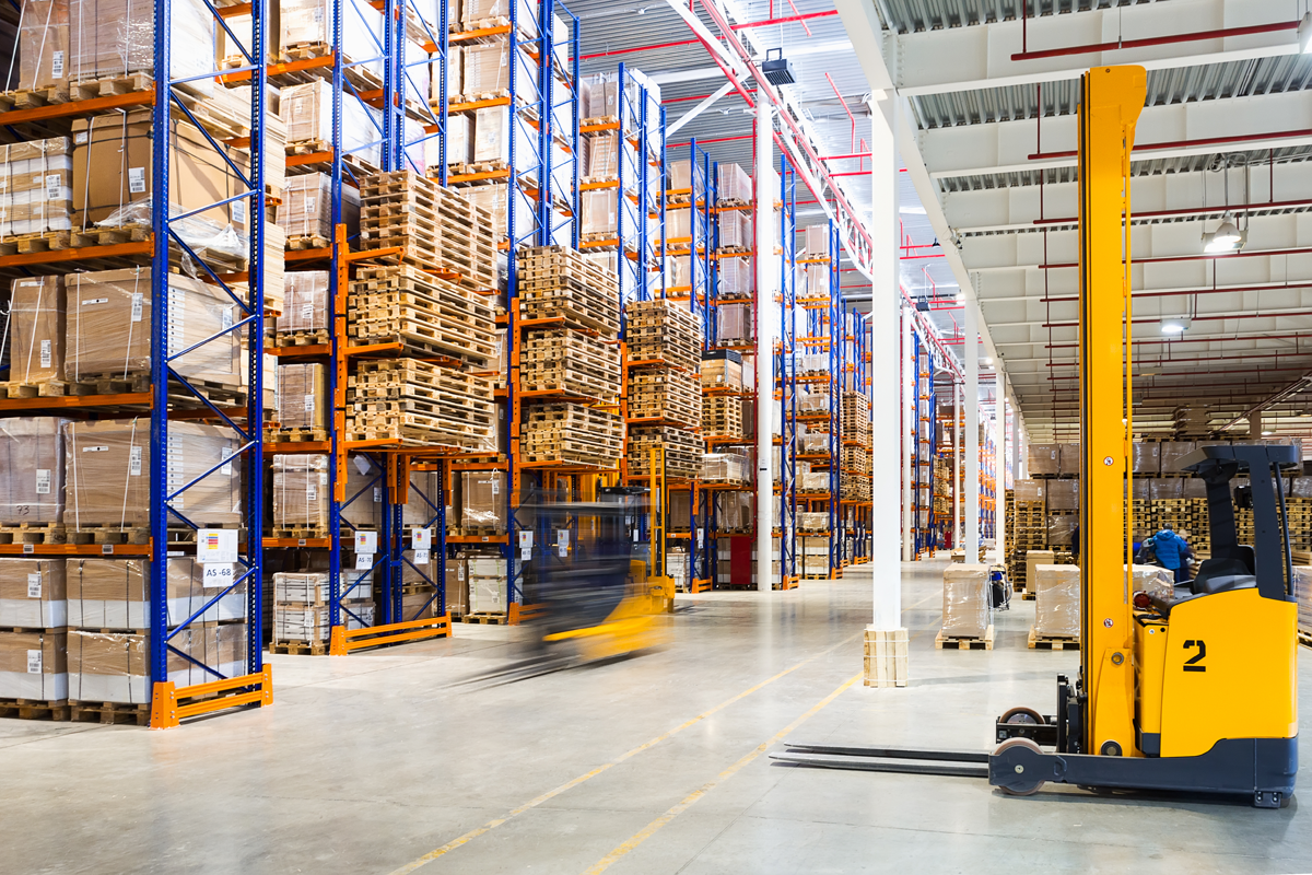 Small Yellow Forklift