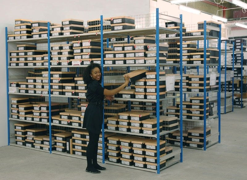 stockroom shelving