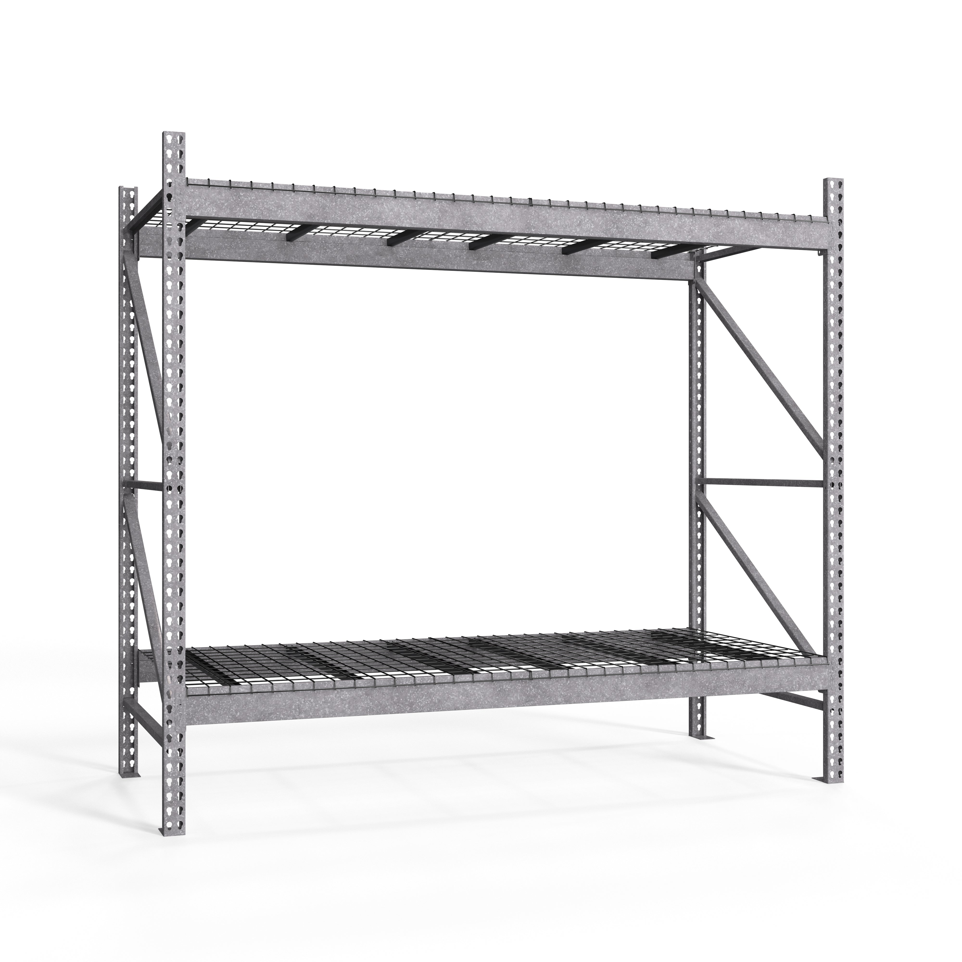 Outdoor Racking For Pallets Unirak Galvanized Teardrop Pallet Racks | Rust-Resistant Outdoor Racks ...