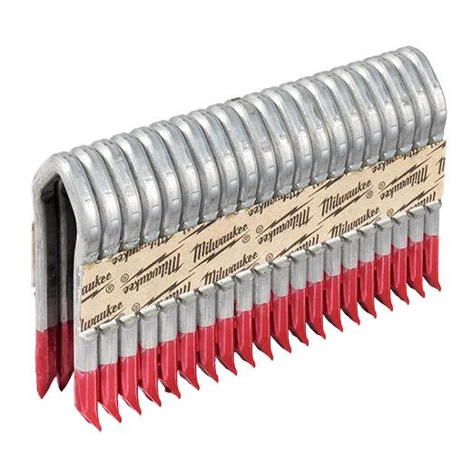 Milwaukee 9 gauge galvanized collated staples