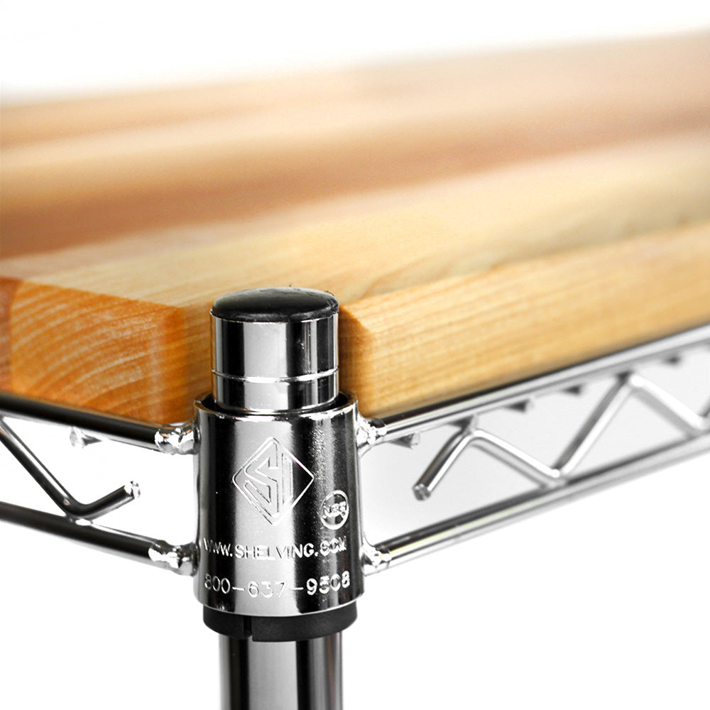 Hardwood Shelf Inserts for Wire Shelving – Shelving Inc.