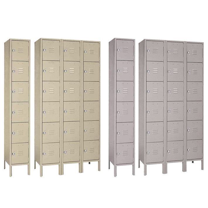 6-Tier Lockers