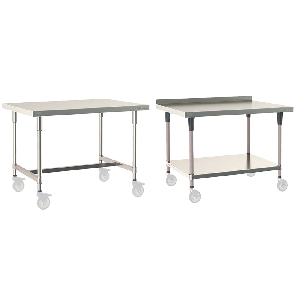 Mobli Work Table Metro TableWorx Mobile Stainless Steel Work Tables – Shelving Inc.