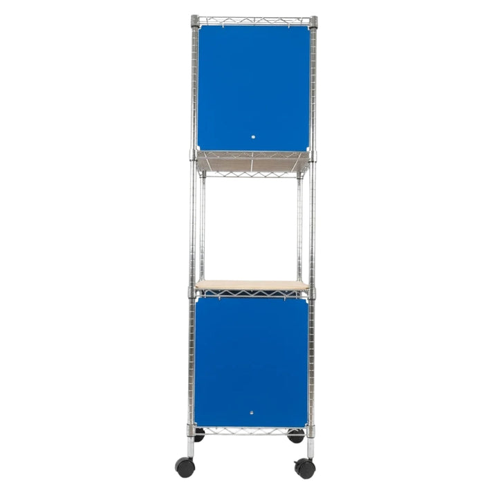 Swing Door Wire Shelving Enclosures