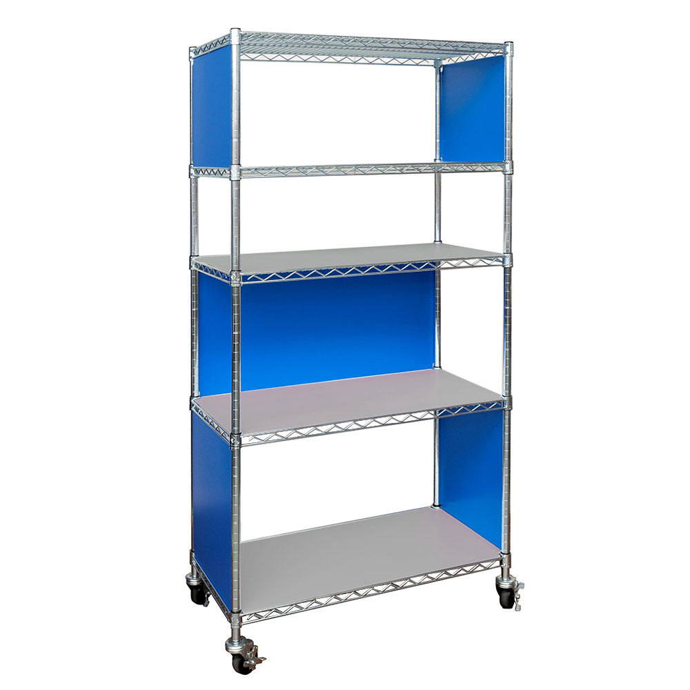 Wire Shelving Enclosure Panels | Back & Side Panels for Wire Shelves ...