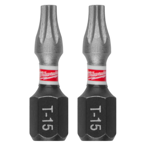 Milwaukee SHOCKWAVE Impact Duty 1" T15 TORX Insert Bit (2PK) (48-32-4428)