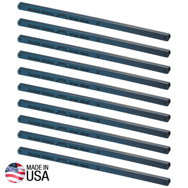 Klein Bi-Metal Blades, 24 TPI, 12-Inch, 100-Pack (1224BI)