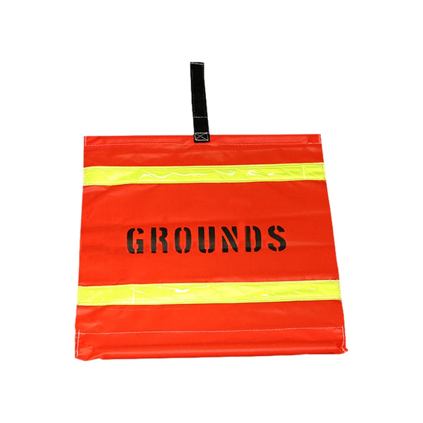 Estex Grounds Warning Placard (1632-GR)