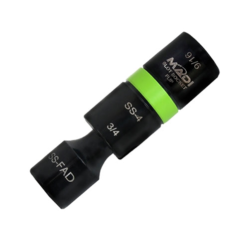 MADI Slot Socket Flip Impact 3-in-1 Hex: 9/16" and 3/4" (SS-4)
