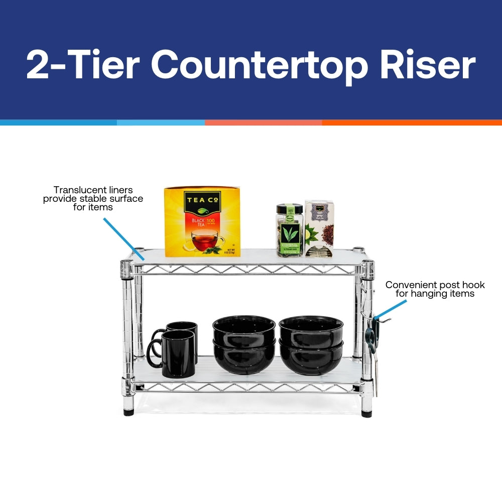 2-Tier Countertop Riser