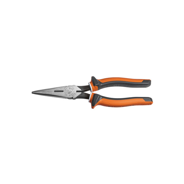 Klein Long Nose Side Cutter Pliers, 8-Inch Slim Insulated (203-8-EINS)