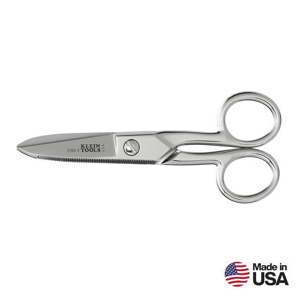 Klein Electrician's Scissors, 5-1/4-Inch (2100-5)