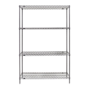 24"d x 63"h - Metro Super Erecta 4-Shelf Starter Units - Metroseal 4