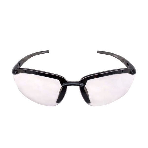 Radians Crossfire ES5 Premium Safety Eyewear Shiny Pearl Gray Frames with Clear Lenses (2964)