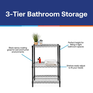 3-Tier Bathroom Storage