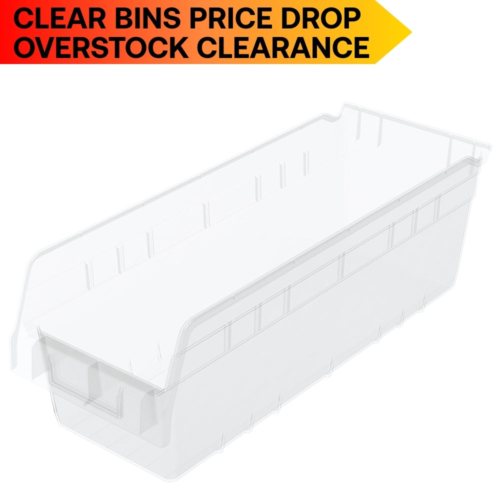 18"d x 7"w x 6"h Akro ShelfMax Bins - 10 Pack