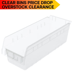 18"d x 7"w x 6"h Akro ShelfMax Bins - 10 Pack