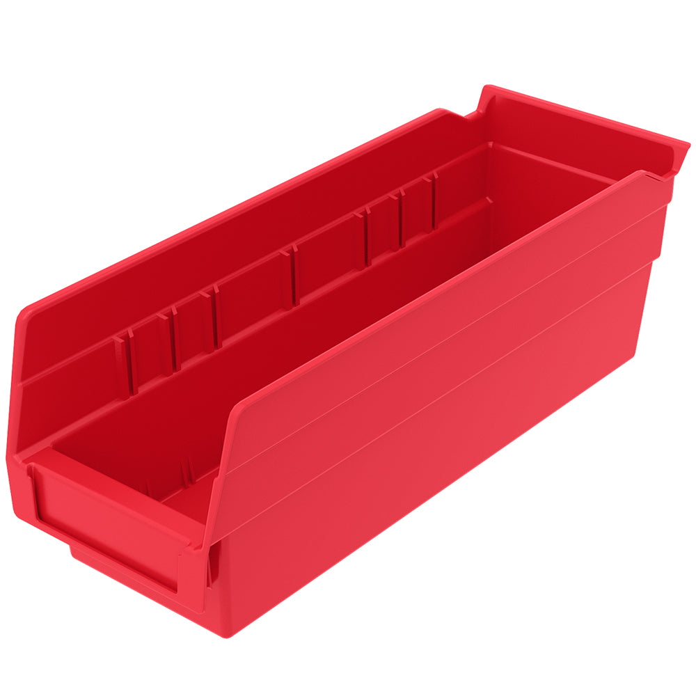 11-5/8"d x 4-1/8"w x 4"h Nesting Shelf Bins - 24 Pack