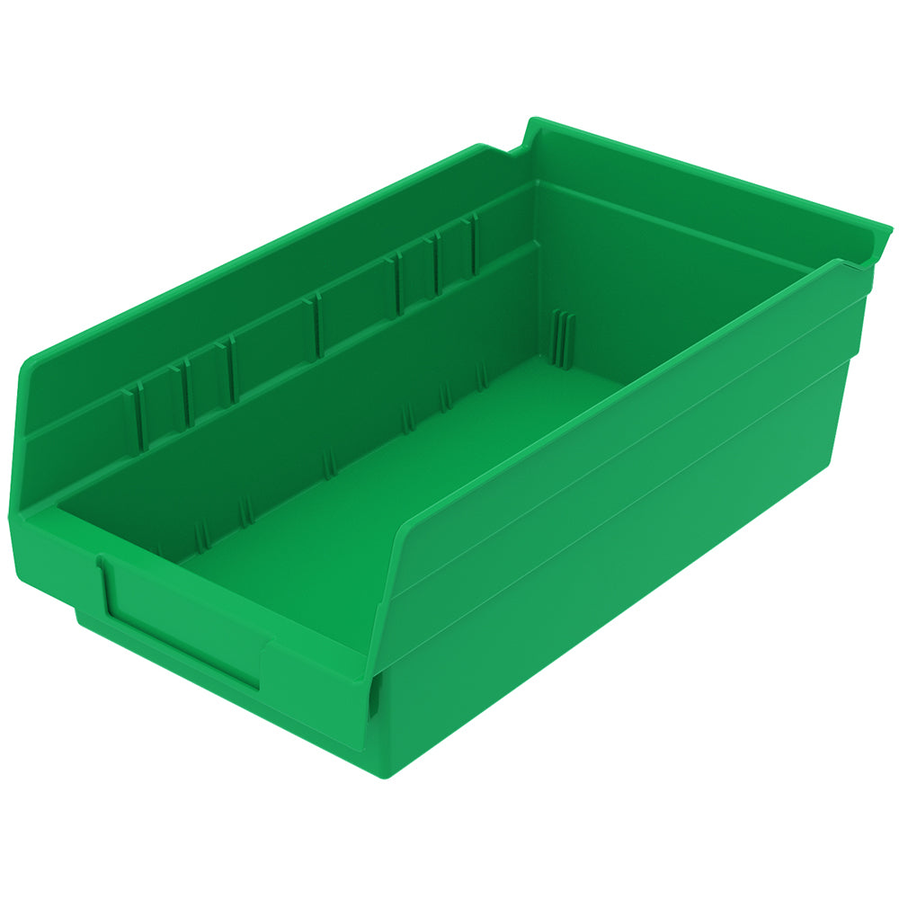 11-5/8"d x 6-5/8"w x 4"h Nesting Shelf Bins - 12 Pack