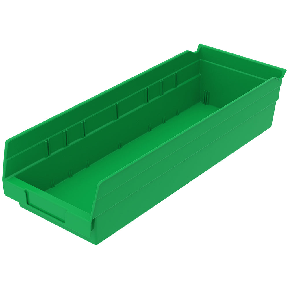 17-7/8"d x 6-5/8"w x 4"h Nesting Shelf Bins - 12 Pack