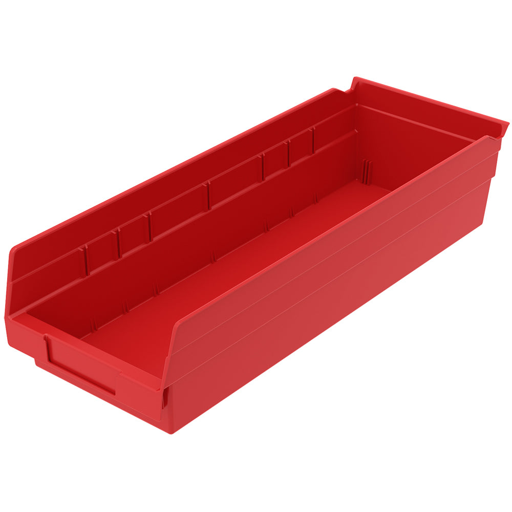 17-7/8"d x 6-5/8"w x 4"h Nesting Shelf Bins - 12 Pack