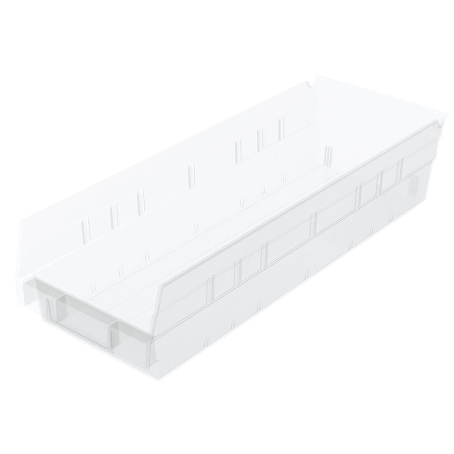 17-7/8"d x 6-5/8"w x 4"h Nesting Shelf Bins - 12 Pack