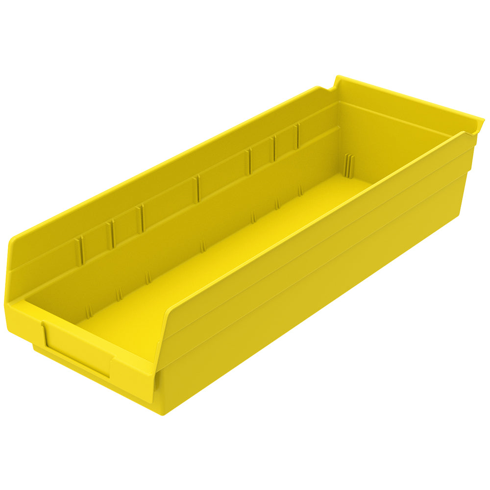 17-7/8"d x 6-5/8"w x 4"h Nesting Shelf Bins - 12 Pack