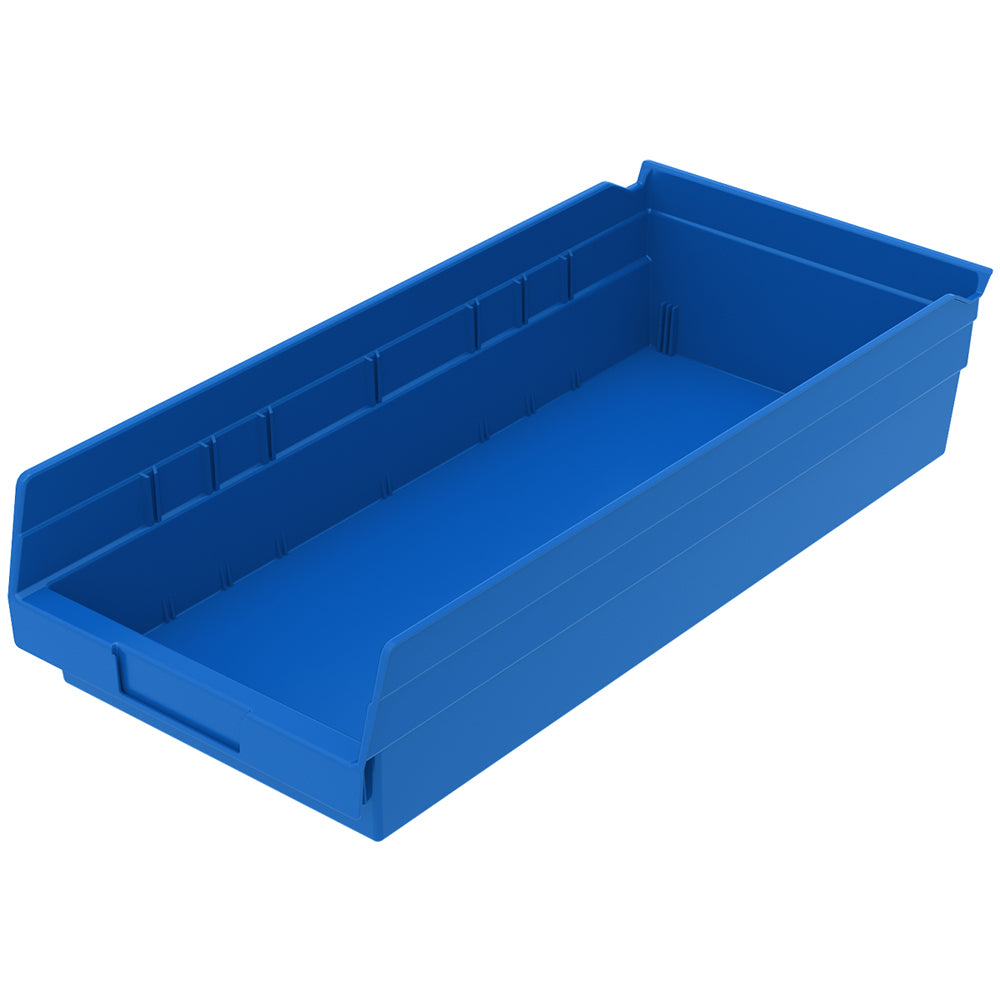 17-7/8"d x 8-3/8"w x 4"h Nesting Shelf Bins - 12 Pack