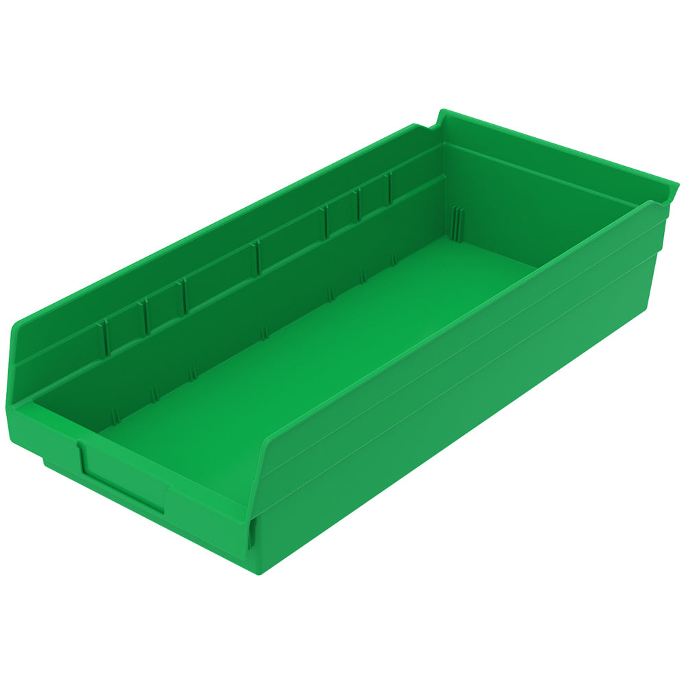 17-7/8"d x 8-3/8"w x 4"h Nesting Shelf Bins - 12 Pack