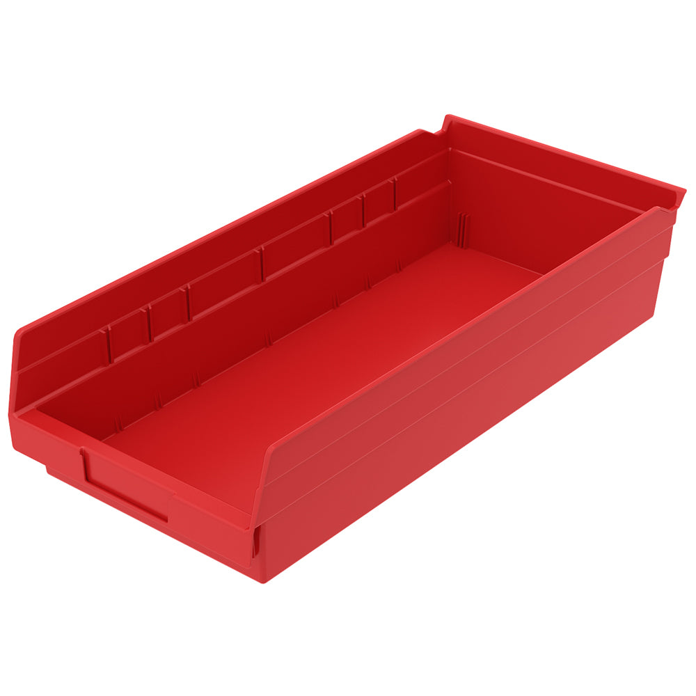 17-7/8"d x 8-3/8"w x 4"h Nesting Shelf Bins - 12 Pack
